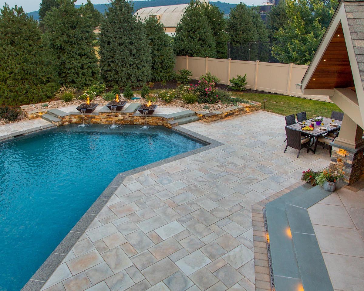 Pool Patios Material Options, Best Patio Material Around Pool