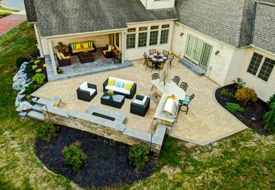 Patio design and outdoor kitchen company in Lancaster, PA with a recent Lititz project.
