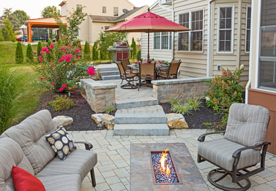 beautiful example of successful patio planning