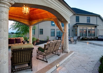 Pool and landscape pavilion design ideas for your home in Lancaster, PA or Reading.