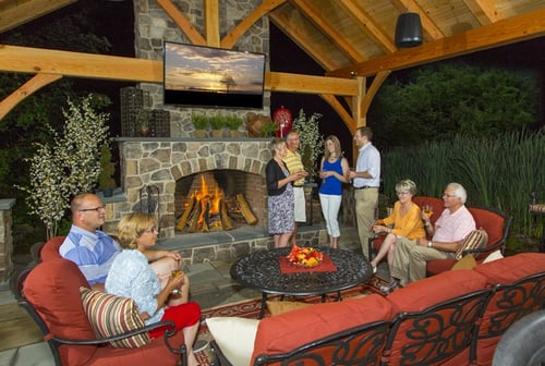 Outdoor fireplace companies in Lancaster, PA, York, Lebanon, Hershey and Reading.